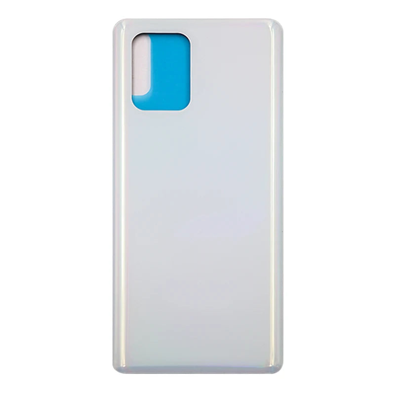 Rear Glass Back Cover with Camera Lens for Samsung G770F Galaxy S10 Lite White